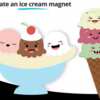Ice Cream Magnet for Free