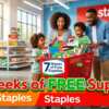 Back-to-School Savings: 7 Weeks of FREE Supplies at Staples