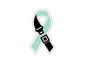 Drive Safe. Stay Safe. FREE Seat Belt Ribbon Sticker!