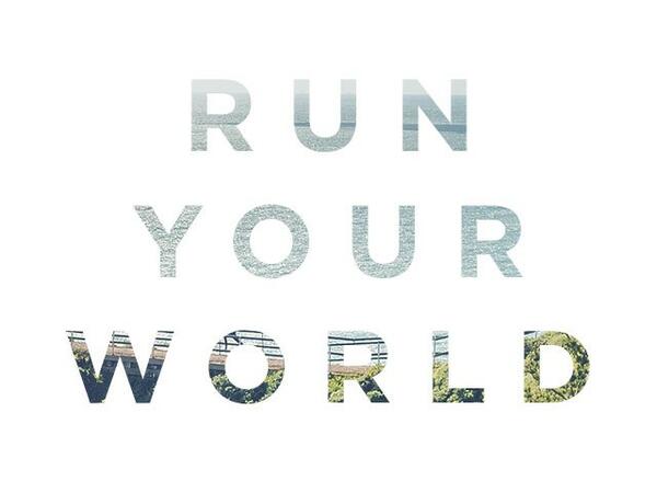 Free "Run Your World" Sticker