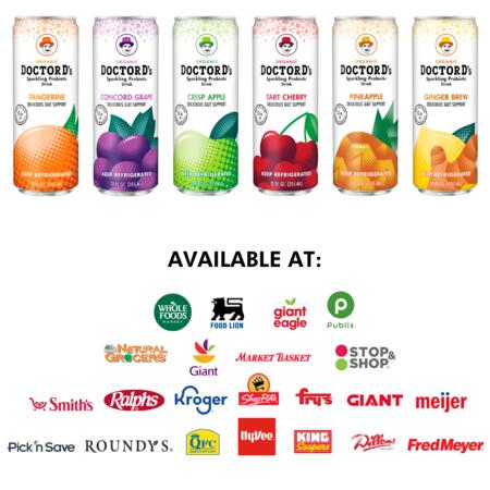 Free Can of Doctor D's Sparkling Probiotic Drink