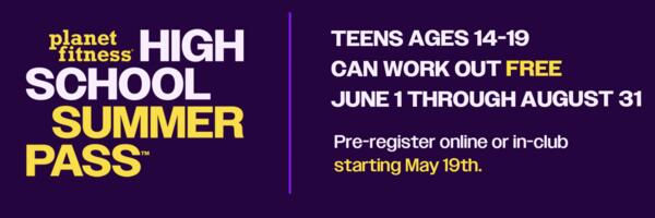 Let's Get Fit, Teenagers! Snag a FREE Summer Pass to Planet Fitness!