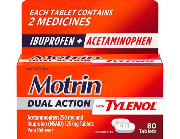 MOTRIN Dual Action with Tylenol for Free