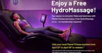 Feel the Vibes – Free HydroMassage at Planet Fitness