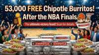 Don’t Miss: 53,000 FREE Burritos from Chipotle