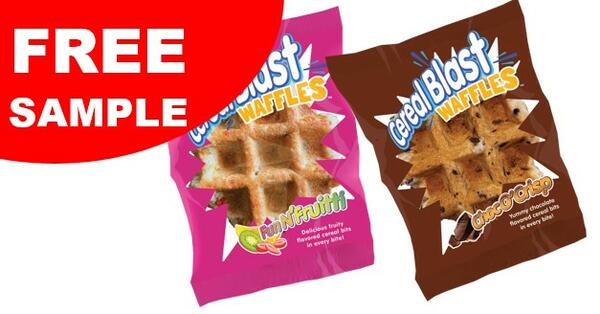 Get your Free Cereal Blast Waffles Sample, Hurry Up!!