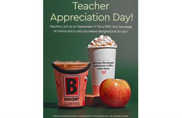 16 oz Beverage for Free at Biggby Coffee