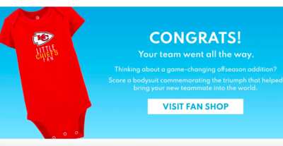 Kansas City Chiefs Onesie for Free