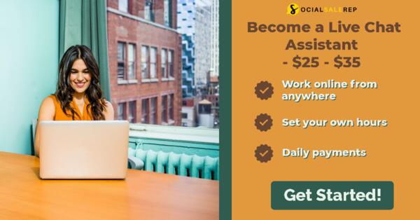  Live Chat Assistants - Hiring Now