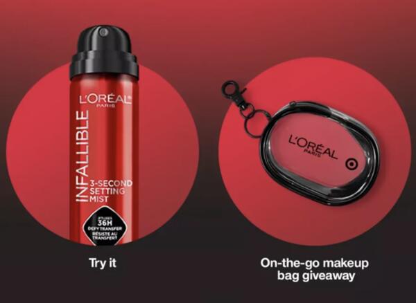Claim Your FREE L’Oréal On-the-Go Makeup Bag & More