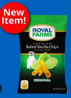 Royal Farms Tortilla Chips (Any Flavor) at Royal Farms for FREE! Just download the App!