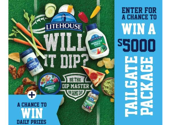 Litehouse Will It Dip Sweepstakes