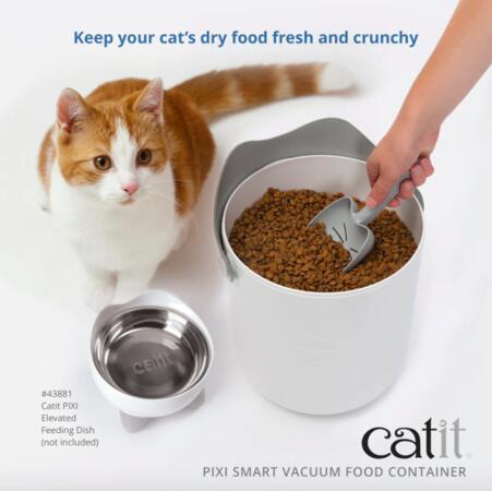 Get your FREE Catit PIXI Smart Vacuum Food Container!