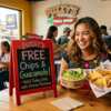 Free Food Alert: FREE Chips & Guacamole at Fuzzy's