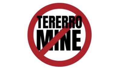 Say No to Mining – Get Your Free “Stop Tererro Mine” Sticker