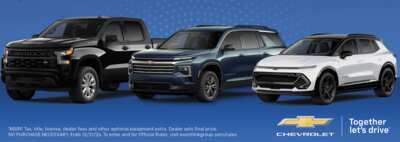 Drive Away in a Brand New Chevy – Sweepstakes!
