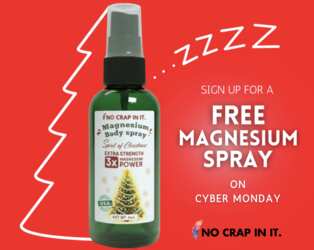 Cyber Monday Deal: Get Your FREE Magnesium Spray!