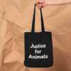 Get Your Free Justice For Animals Tote Bag 