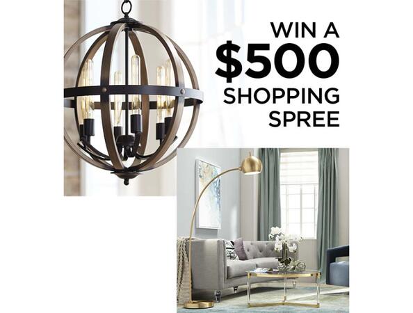 Lamps Plus $500 Shopping Spree Giveaway