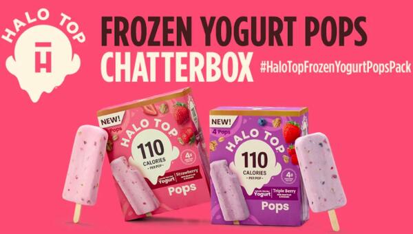Halo Top Frozen Yogurt Pops Chatterbox Kit for FREE