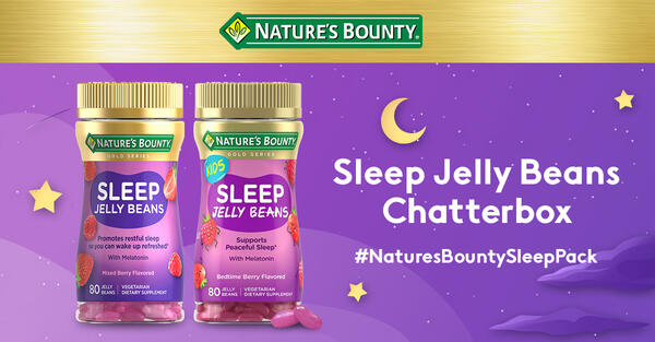 Free Nature's Bounty Sleep Jelly Beans Chatterbox! Enter Now!