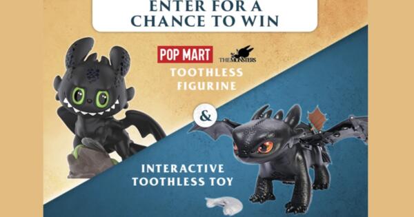 Pop Mart Giveaway – Win The Monsters x Toothless Figurine!