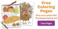 Celebrate Thanksgiving with FREE Crayola Coloring Pages
