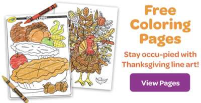 Celebrate Thanksgiving with FREE Crayola Coloring Pages