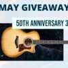 Enter the 50 Years of Taylor Craftsmanship to WIN an Acoustic Guitar & Amp Set!