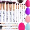 Marble 15-Piece Makeup Brush Set for ONLY $8.99 (Reg. $17.99)