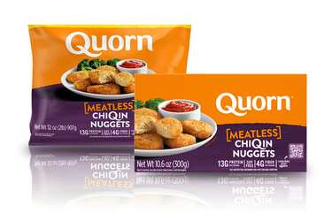 Free Sample of Meatless Nuggets by Qourn Foods