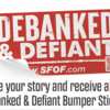 Defy the System – Grab a FREE Debanked Bumper Sticker