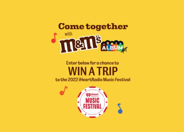 iHeartRadio M&M’S Album Art Sweepstakes