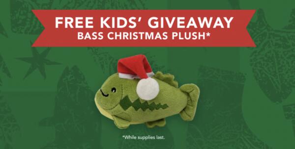 Mark Your Calendar: FREE Christmas Plush at Bass Pro & Cabela’s!
