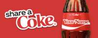 FREE Personalized Coke Bottle – Yours with Purchase