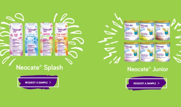 Sample of Nutricia Neocate Splash & Neocate Junior for Free