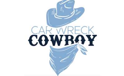Yeehaw! Free Car Wreck Cowboy Stickers Inside!