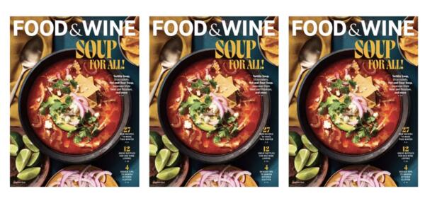 Complimentary Food & Wine Subscription