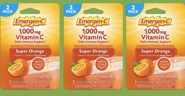 Stay Healthy for $0! Emergen-C Powder After Cash Back