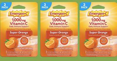 Stay Healthy for $0! Emergen-C Powder After Cash Back