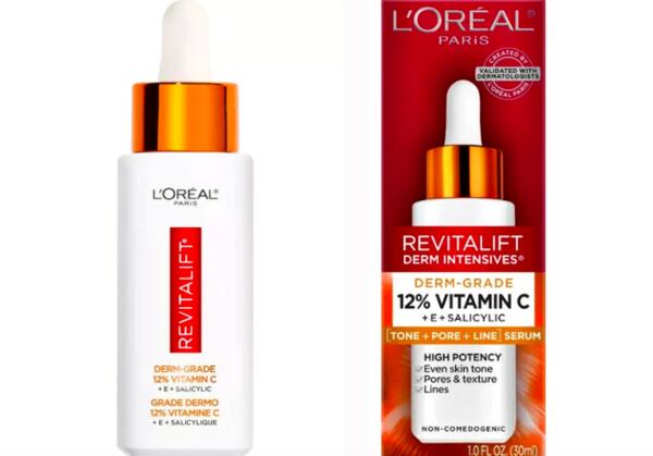 L'Oreal 12% Pure Vitamin C Serum Sample for Free