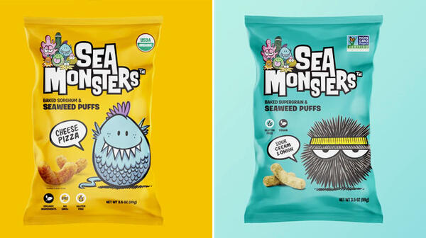 FOR Free Sea Monsters Baked Seaweed Puffs