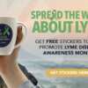 Support the Fight – Free Lyme Awareness Stickers Available!