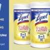 Get a Free ReFUNd on Lysol Disinfecting Wipes – Lemon & Lime Blossom!
