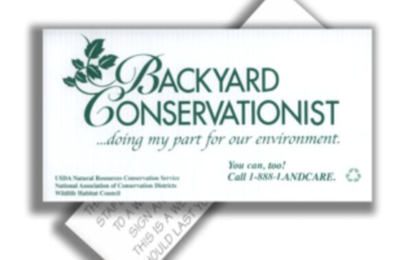 Protect Nature: FREE Backyard Conservation Sign Available!