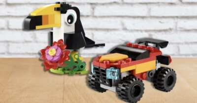 JCPenney Giveaway: Free LEGO Toucan or Monster Truck!