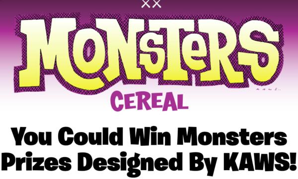 Monsters Cereals x KAWS Sweepstakes 