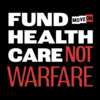 FREE Activist Sticker from MoveOn — Fund Health Care Not Warfare!