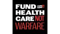 FREE Activist Sticker from MoveOn — Fund Health Care Not Warfare!