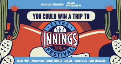 Enter to Win 2 Festival Tickets, Airfare, Resort Stay & $300 Cash